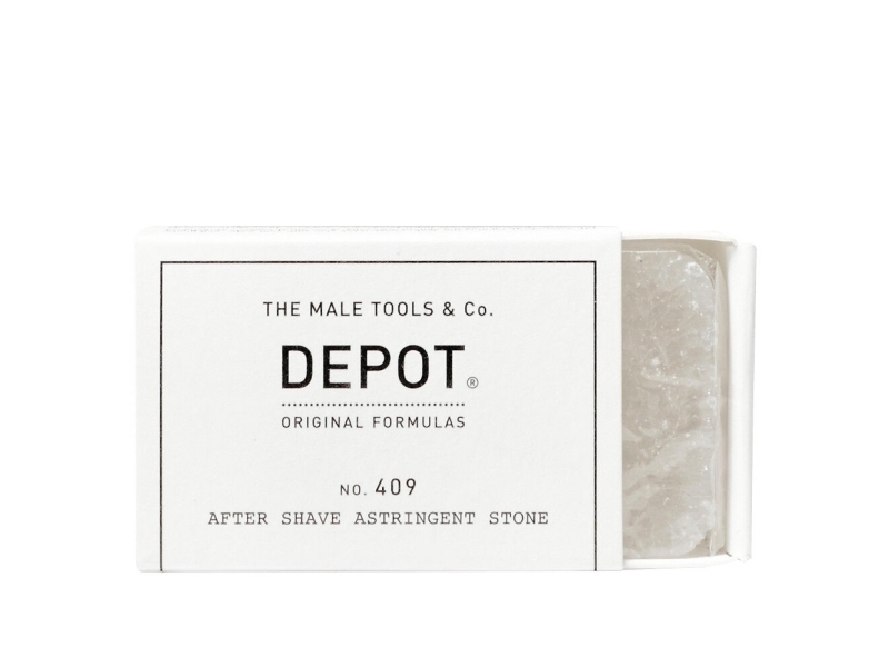 Depot, 400 Shave Specifics No. 409, Potassium Alum, Soothing, After-Shave Astringent Stone, 90 g | Hudvård - Hudvård till herrar - Aftershave | GameStuff