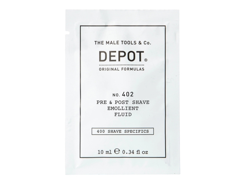 Depot, 400 Shave Specifics No. 402, Essential Oils, Soothing, Pre & Post Shaving Fluid, 10 ml | Hårvård - Rakning och skäggvård - Rakskum och gel för rakning | GameStuff
