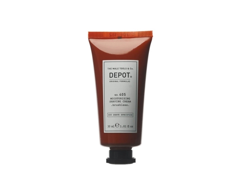 Depot, 400 Shave Specifics No. 405, Allantoin, Moisturizing, Shaving Cream, 30 ml | Hårvård - Rakning och skäggvård - Rakskum och gel för rakning | GameStuff
