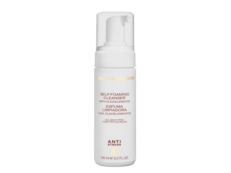 Bruno Vassari, Anti Stress, Magnesium, Eliminates Impurities, Cleansing Foam, 150 ml | Ansiktsrengöring | GameStuff
