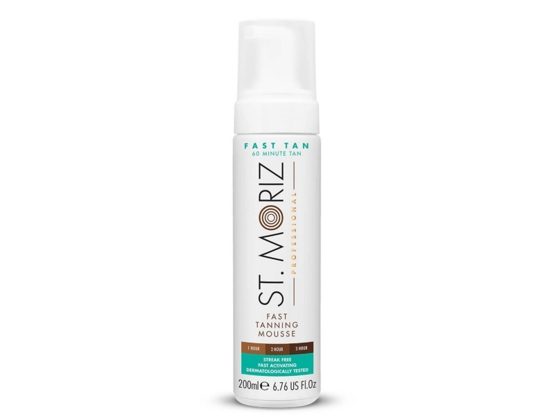 St. Moriz, Fast Tan Lotion, Immediate Tan, Self-Tanning Mousse, For Face, 200 ml