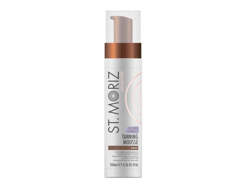 St. Moriz, Colour Correcting Tanning, Bronzed Tan, Self-Tanning Mousse, For Face & Body, 200 ml