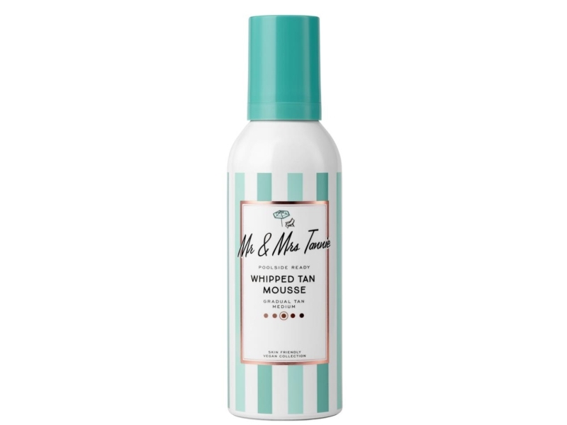 Mr & Mrs Tannie, Body Whipped Tan, Aloe Vera, Moisturizing, Self-Tanning Mousse, 200 ml