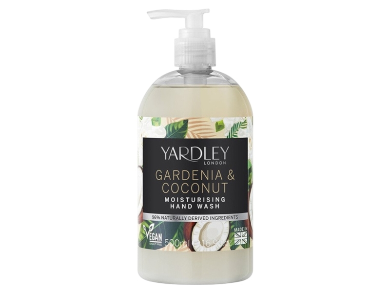 Yardley Gardenia & Coconut Milk Botanical Cleanses håndgel 500 ml