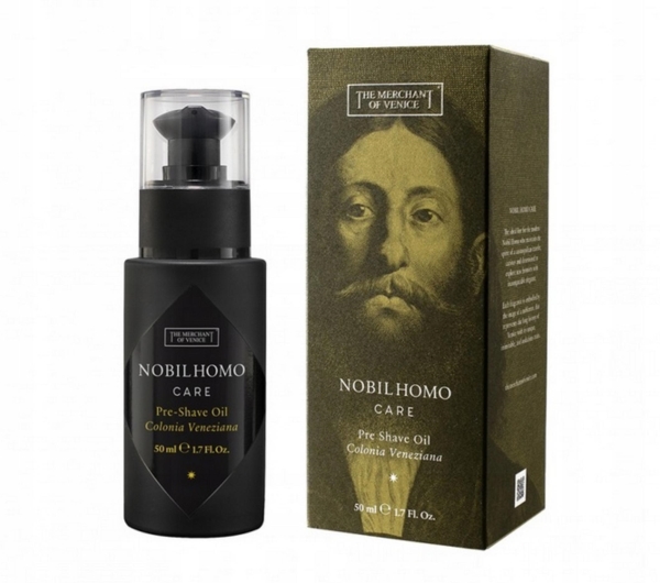 The Merchant Of Venice, Nobil Homo Care, Olive Oil, Hydrating & Softening, Pre-Shaving Oil, 50 ml | Hårvård - Rakning och skäggvård - Rakskum och gel för rakning | GameStuff