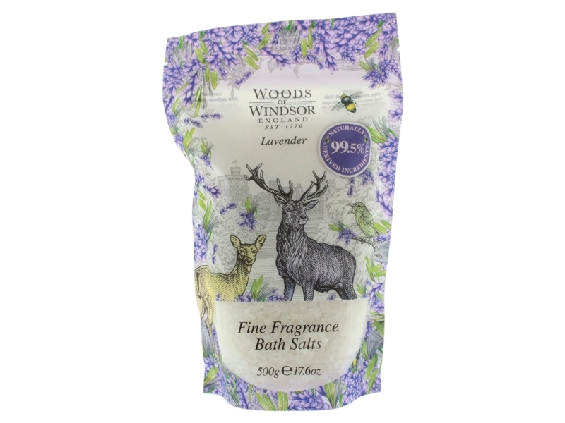 Woods Of Windsor, Lavender, Natural, rejuvenated, Lavender, Bath Salt, 500 g