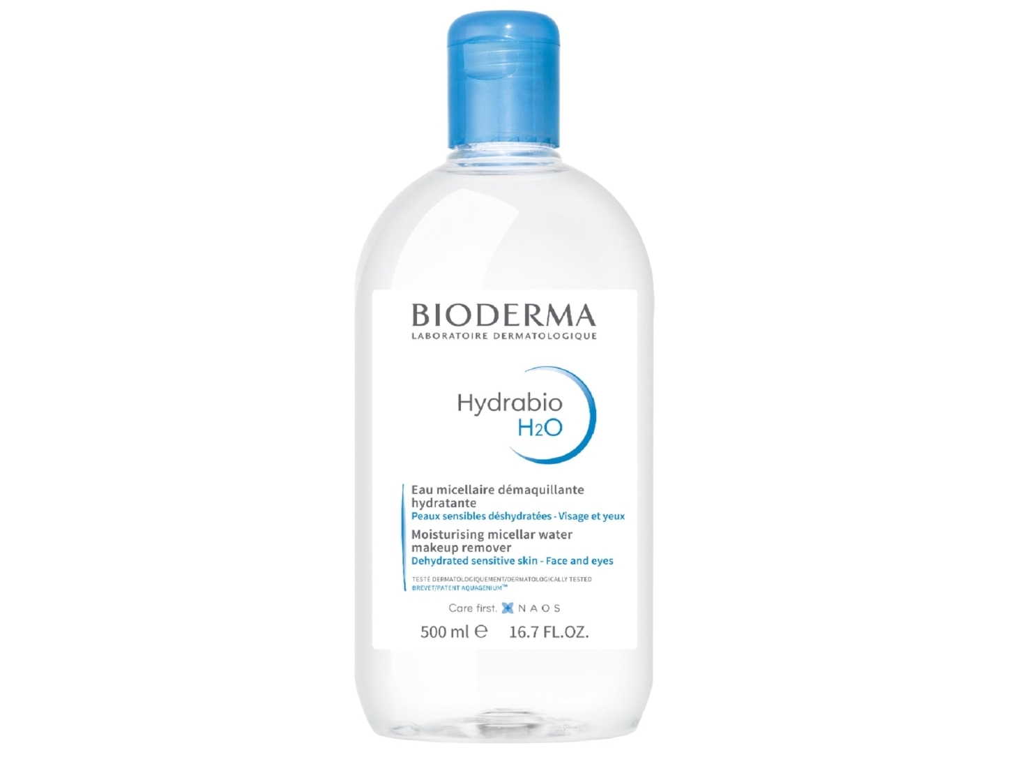 Bioderma, Hydrabio H2O, Cleansing, Micellar Water, For Sensitive & Dry Skin, 500 ml | Ansiktsrengöring | GameStuff