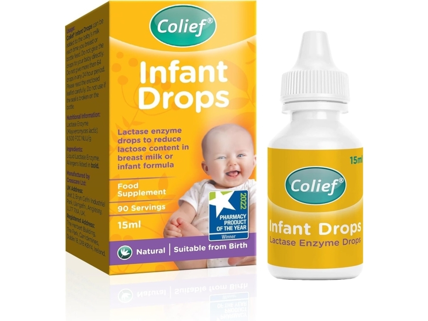 Colief, Infant Drops, Lactase Enzyme, Anti-Colic, Drops, 15 ml