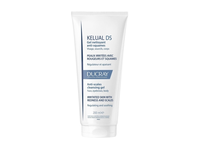 Ducray, Kelual DS, Hypoallergenic, Anti-Scales, Cleansing Gel, For Face, 200 ml