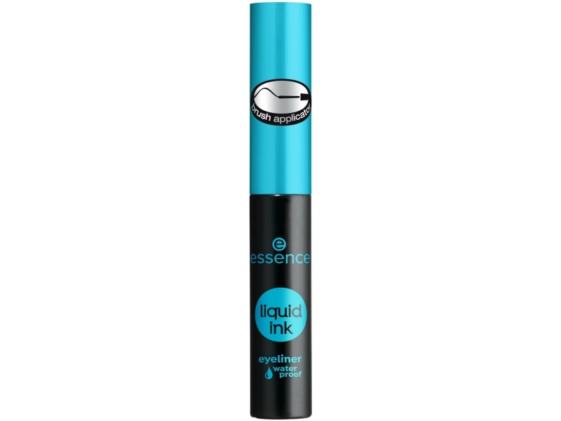 Essence, Liquid Ink, Waterproof, Liquid Eyeliner, Black, 3 ml