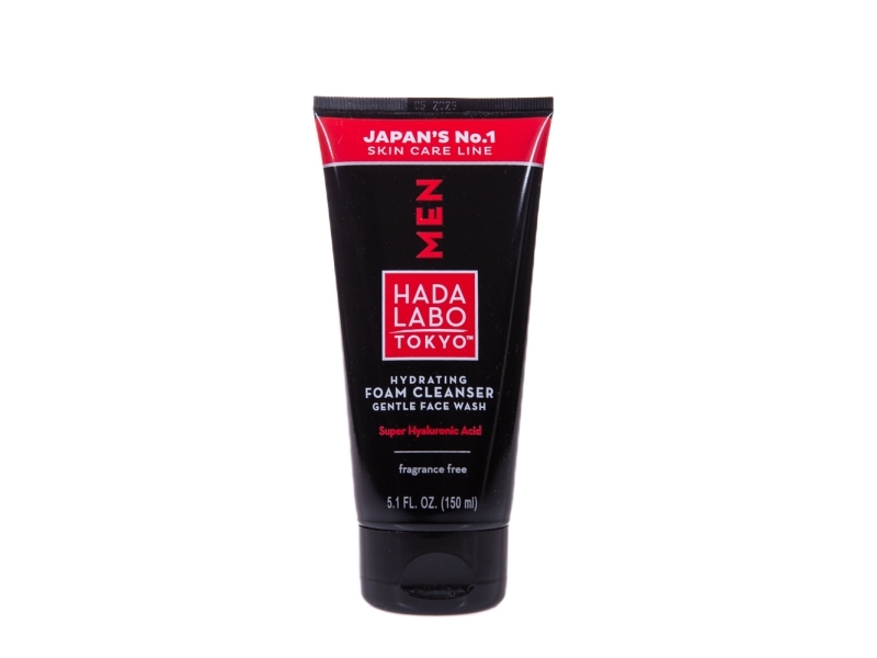 Hada Labo Tokyo, Men, Hyaluronic Acid, Eliminates Impurities, Cleansing Foam, 150 ml