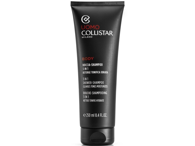Collistar, Uomo, Hair Shampoo, Conditioner & Shower Gel 3-In-1, Cleaning, 250 ml
