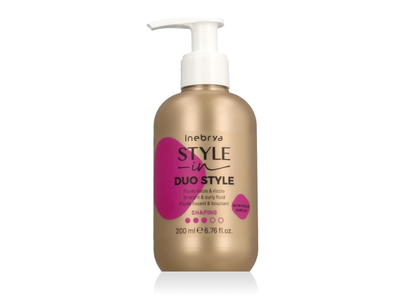 Inebrya Stylein Duo Style Smooth & Curly Prestyling Fluid 200Ml