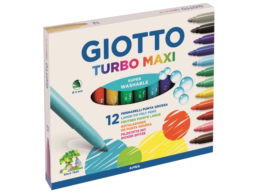 Giotto 8000825453007, Multifärg, Barn, Pojke/flicka | Skola & Hobby - Konstmaterial - Markörer | GameStuff
