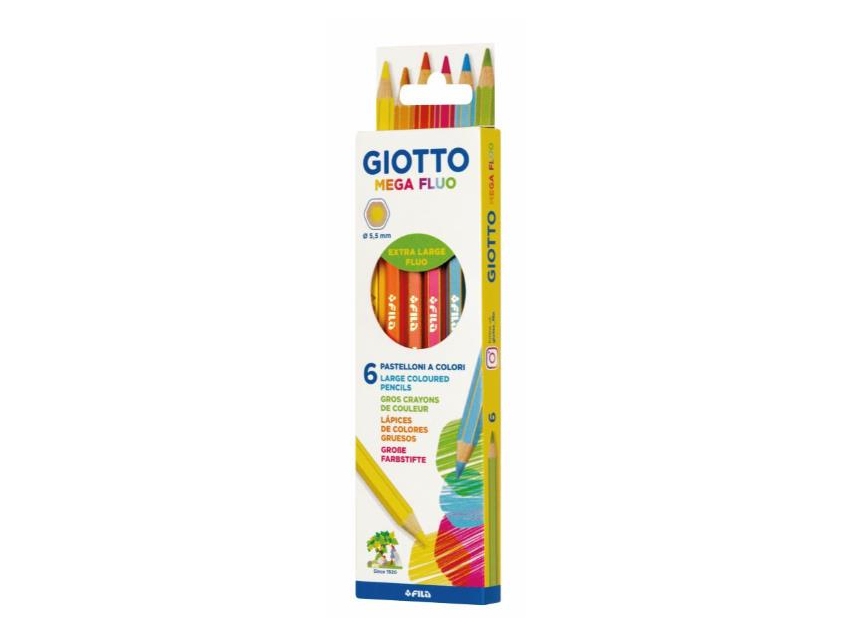 Giotto F225700, Gemischte Farben, 6 Stück(E)
