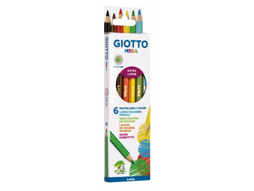 Giotto F225800, Gemischte Farben, 6 Stück(E)