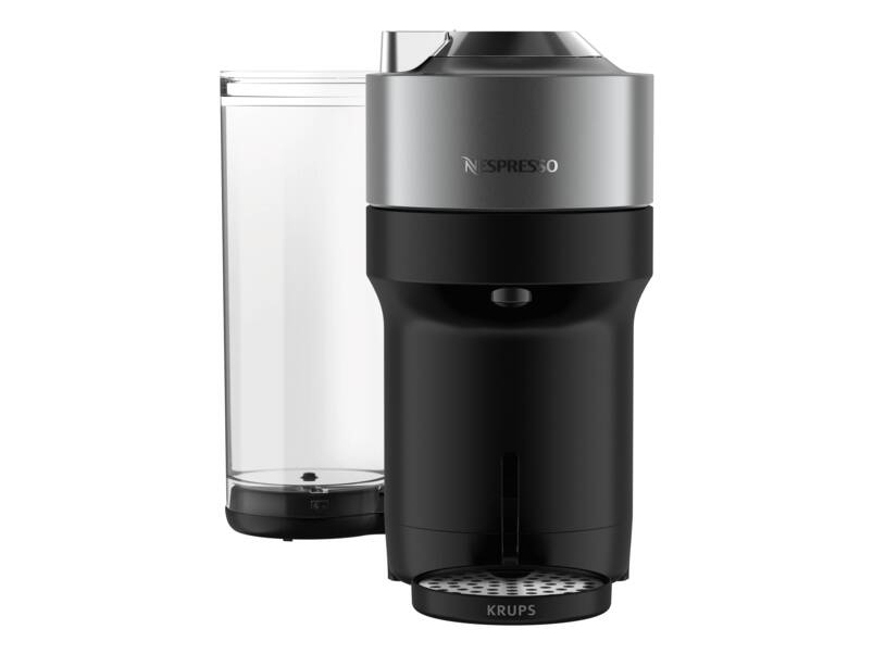 Krups Vertuo Pop Xn930t.23At, Kapsel Kaffemaskine, 1,1 L, Kaffekapsel, Grå