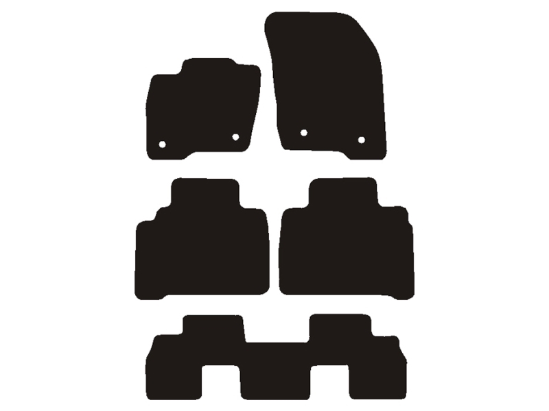 Måtter Ford Galaxy 2010-, 5 pers.