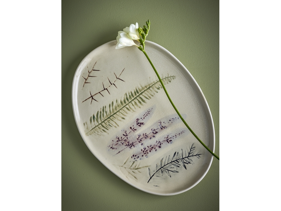 BLOOMINGVILLE Bea Tarjoilulautanen, Luonnollinen, Kivitavaraa