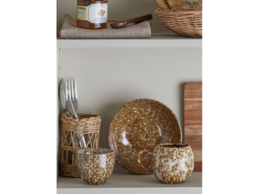 Bloomingville Paula Tasse, Braun, Steingut