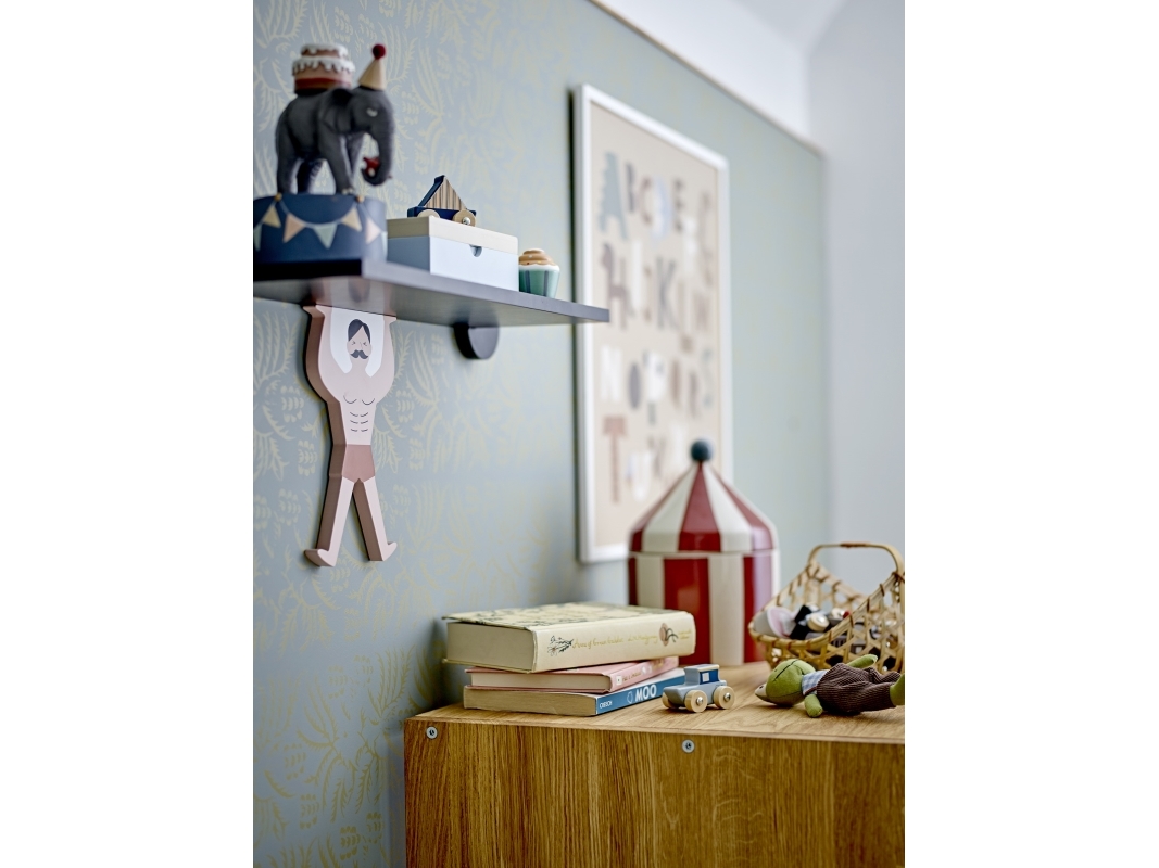 Bloomingville MINI - Rossaio Shelf, Black, MDF(82058422) | Baby & barn - Dekoration - Väggdekoration | GameStuff