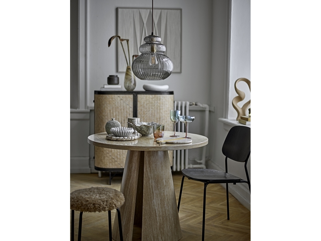 Bloomingville - Ames Spisebord, Natur, FSC®100%, MDF, D90xH75 cm