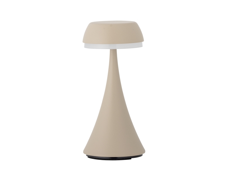 Bloomingville Pepple Tragbare Lamp, Wiederaufladbar, Natur, Aluminium