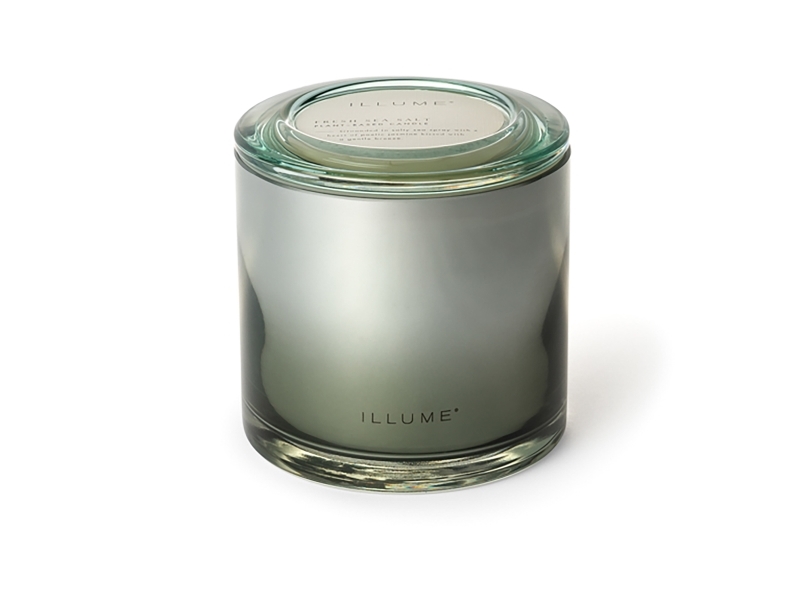 Illume Fresh Sea Salt Statement Glas Kerze, Blau,