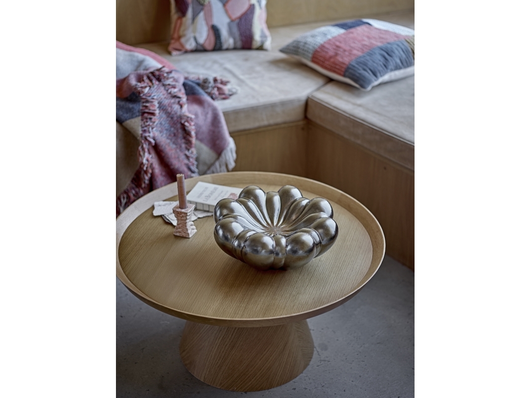 Bloomingville Sheeran Schale, Silber, Steingut