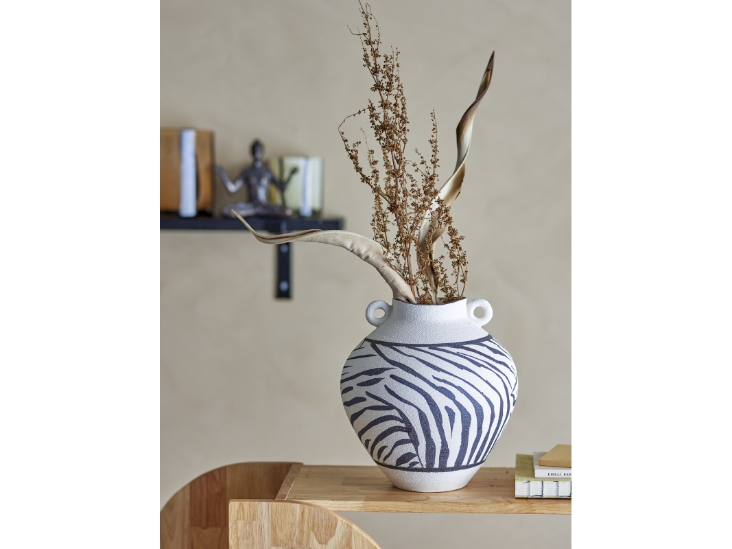 BLOOMINGVILLE Togo Vase, Sort, Stentøj | Huset - Inredning - Vaser | GameStuff