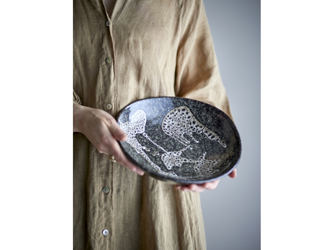 CREATIVE COLLECTION Sway-skål, grå, stengods | Baby & barn - Inredning - Skålar | GameStuff