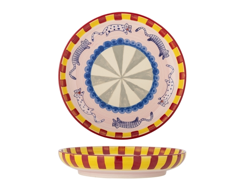 Bloomingville Missy Tablett, Bunt, Steingut