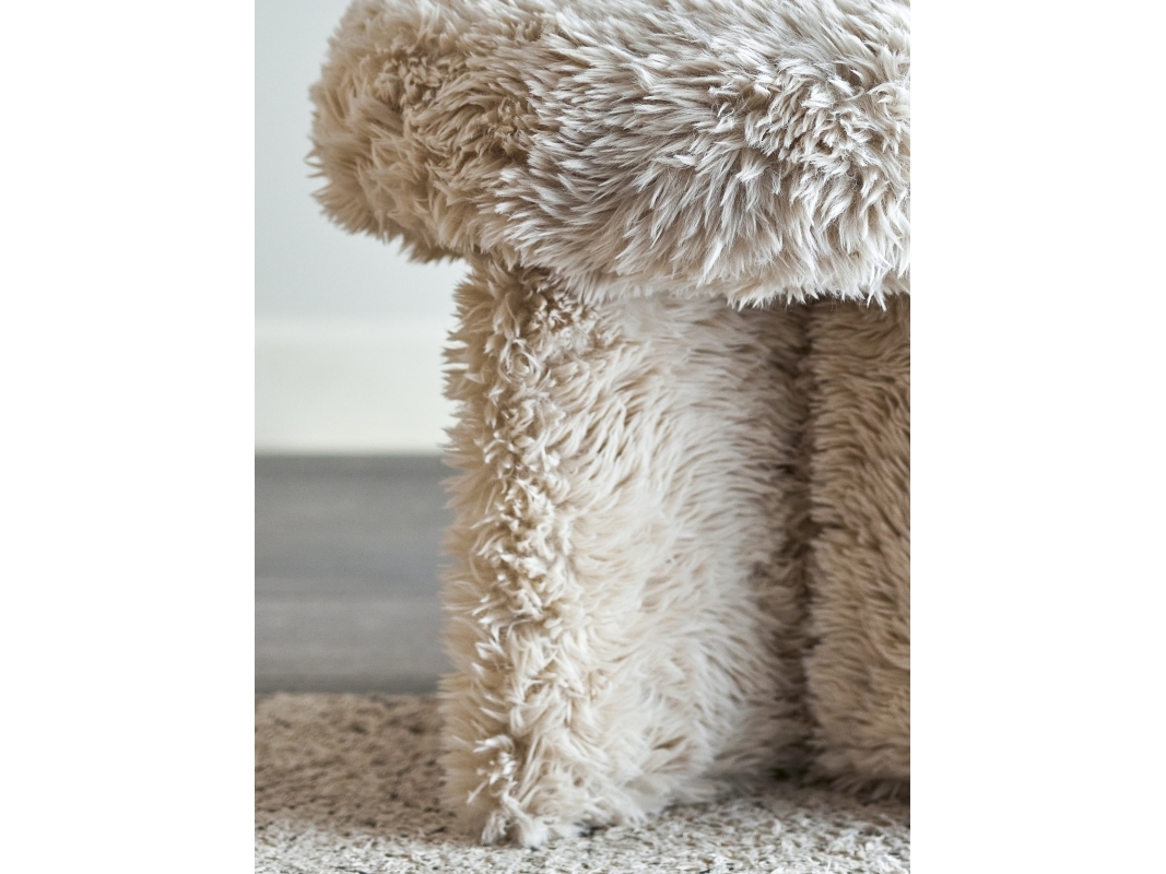 BLOOMINGVILLE Frikka Pouf, Naturell, Polyester | Baby & barn - Barnrummet - Dekoration | GameStuff