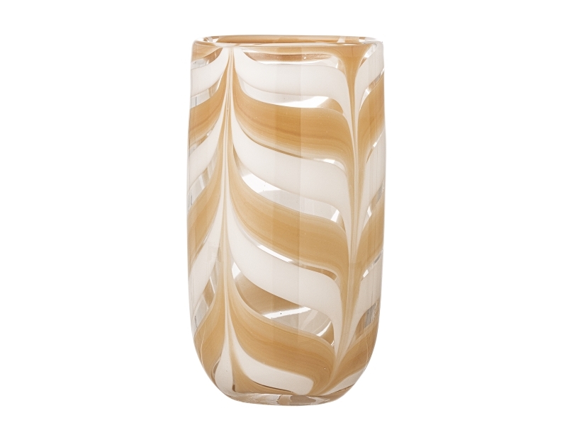 Bloomingville Taven Vase, Orange, Glas