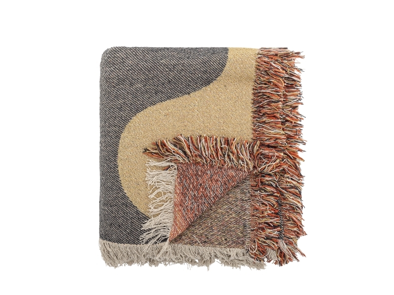 Bloomingville Arni Plaid, Multifarvet, Genanvendt Bomuld