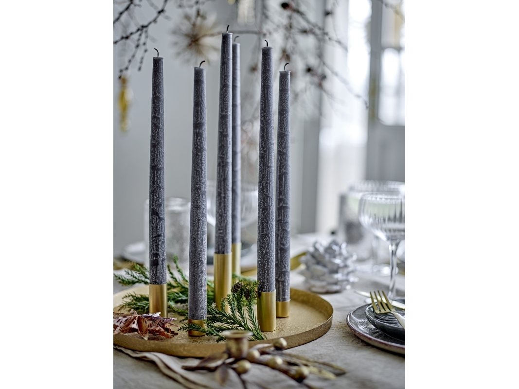 BLOOMINGVILLE Maxime kynttilänjalka, kulta, metallia