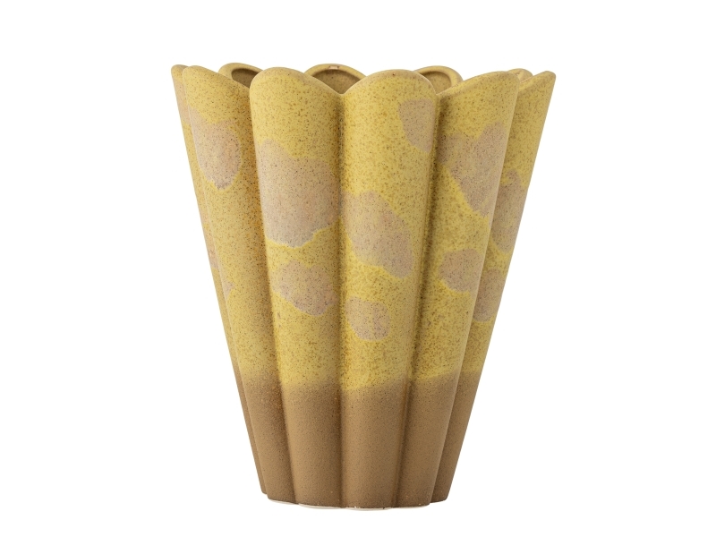 Creative Collection Penn Vase, Gelb, Steingut