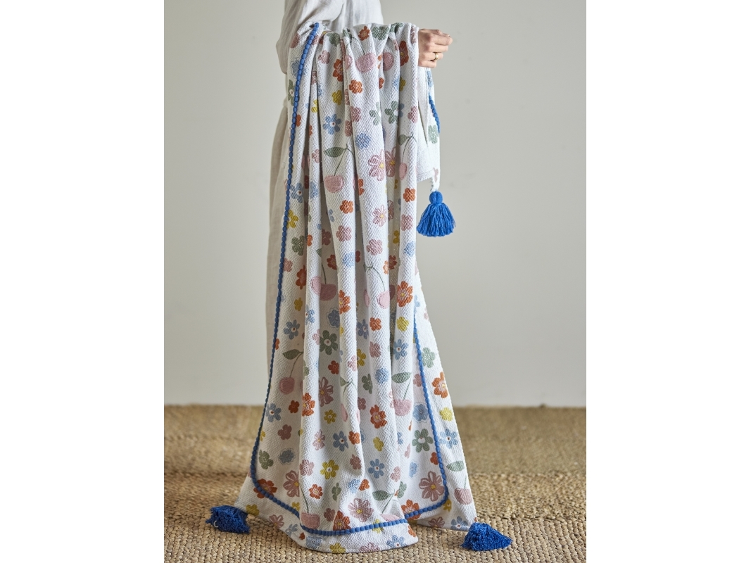 BLOOMINGVILLE MINI Cherry Plaid, Multifarvet, Genanvendt Bomuld