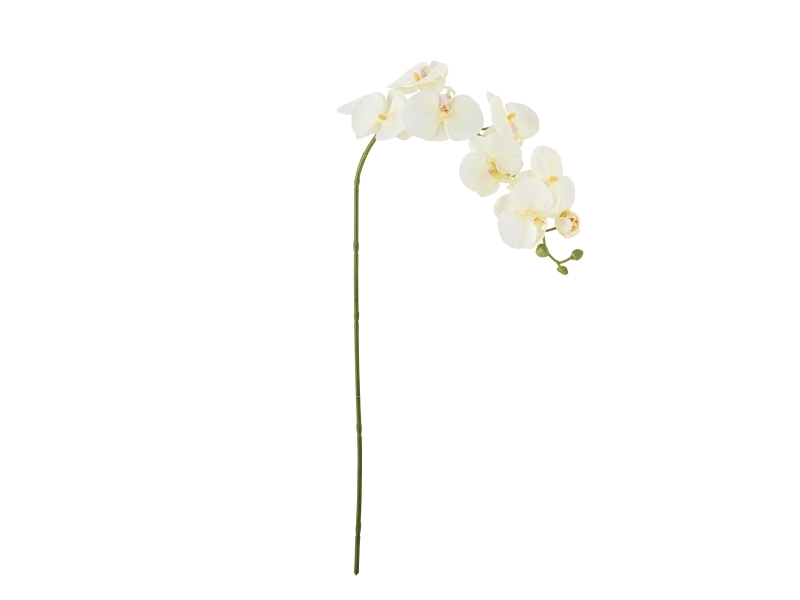 Bloomingville Orchid Stiel, Weiß, Künstliche Blumen