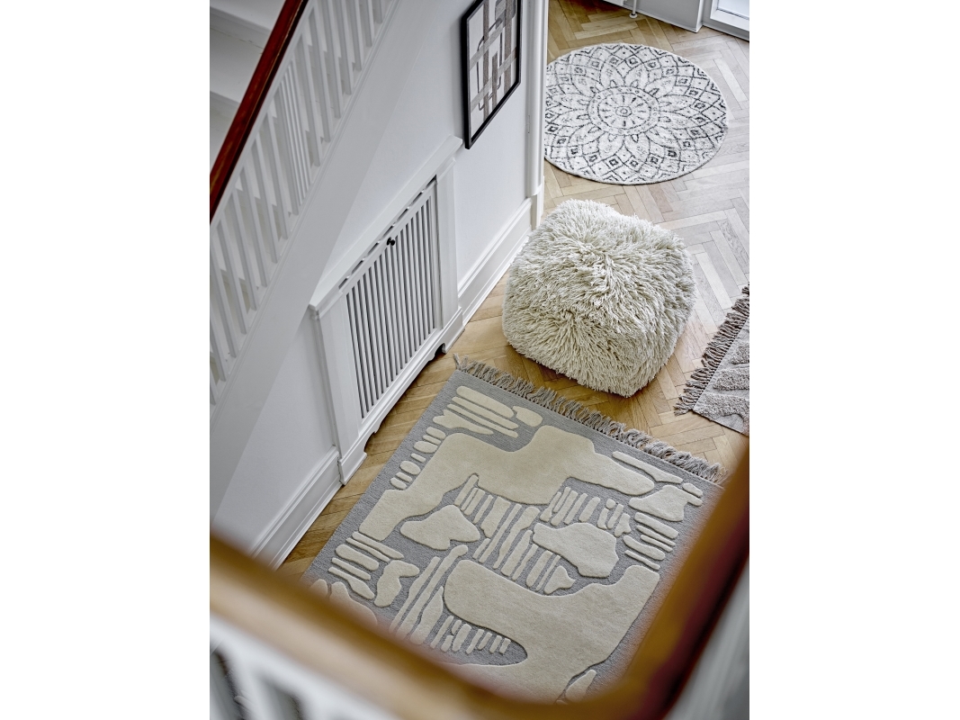 BLOOMINGVILLE Lomba sittpuff, natur, ull | Baby & barn - Barnrummet - Dekoration | GameStuff