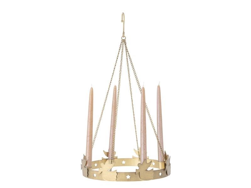 Bloomingville Elmir Adventsstage, Guld, Metal