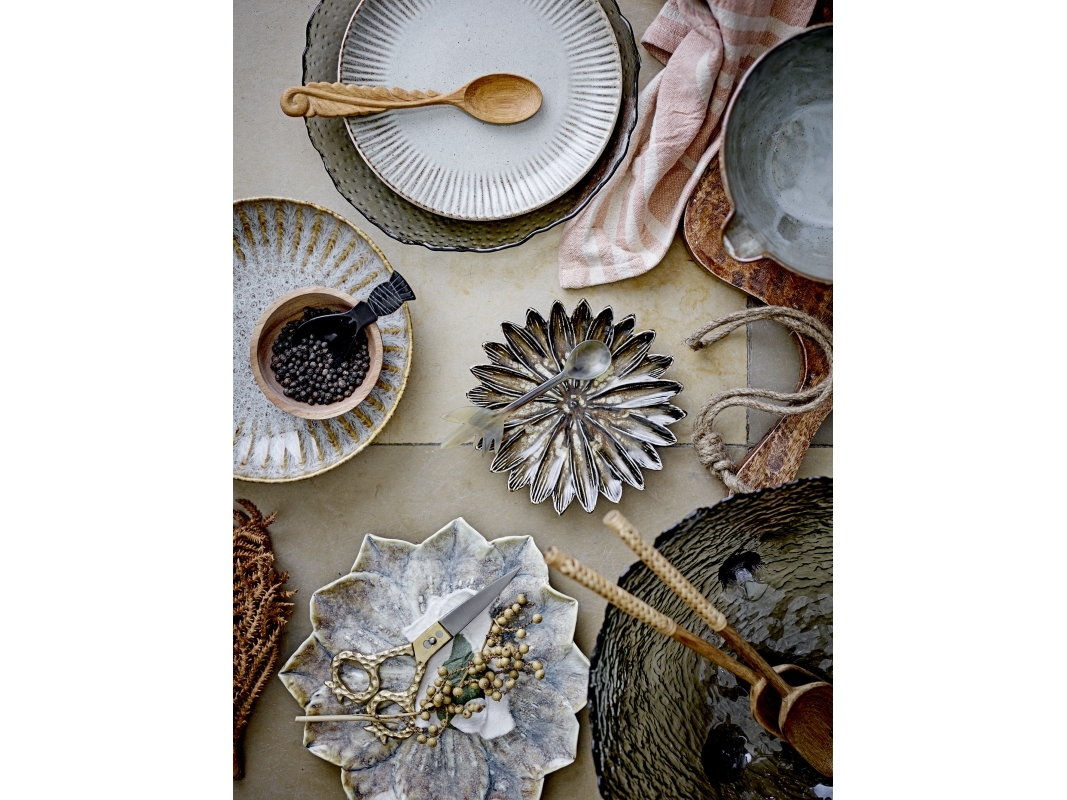 CREATIVE COLLECTION Manje Skål, Brun, Stentøj | Baby & barn - Inredning - Skålar | GameStuff