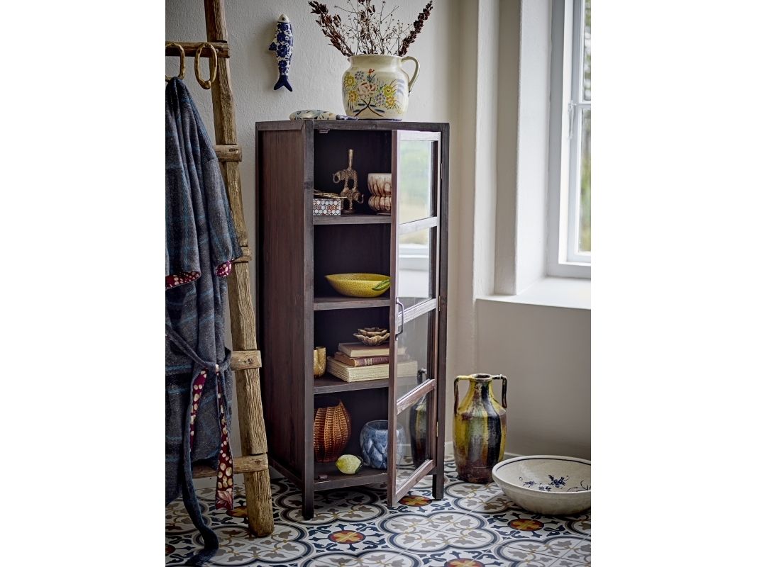 Bloomingville - Posey Urtepotteskjuler, Blå, Stentøj, D15xH14 cm