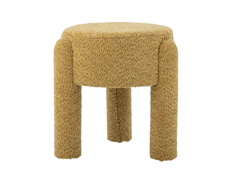 Bloomingville Bruno Hocker, Gelb, Polyester