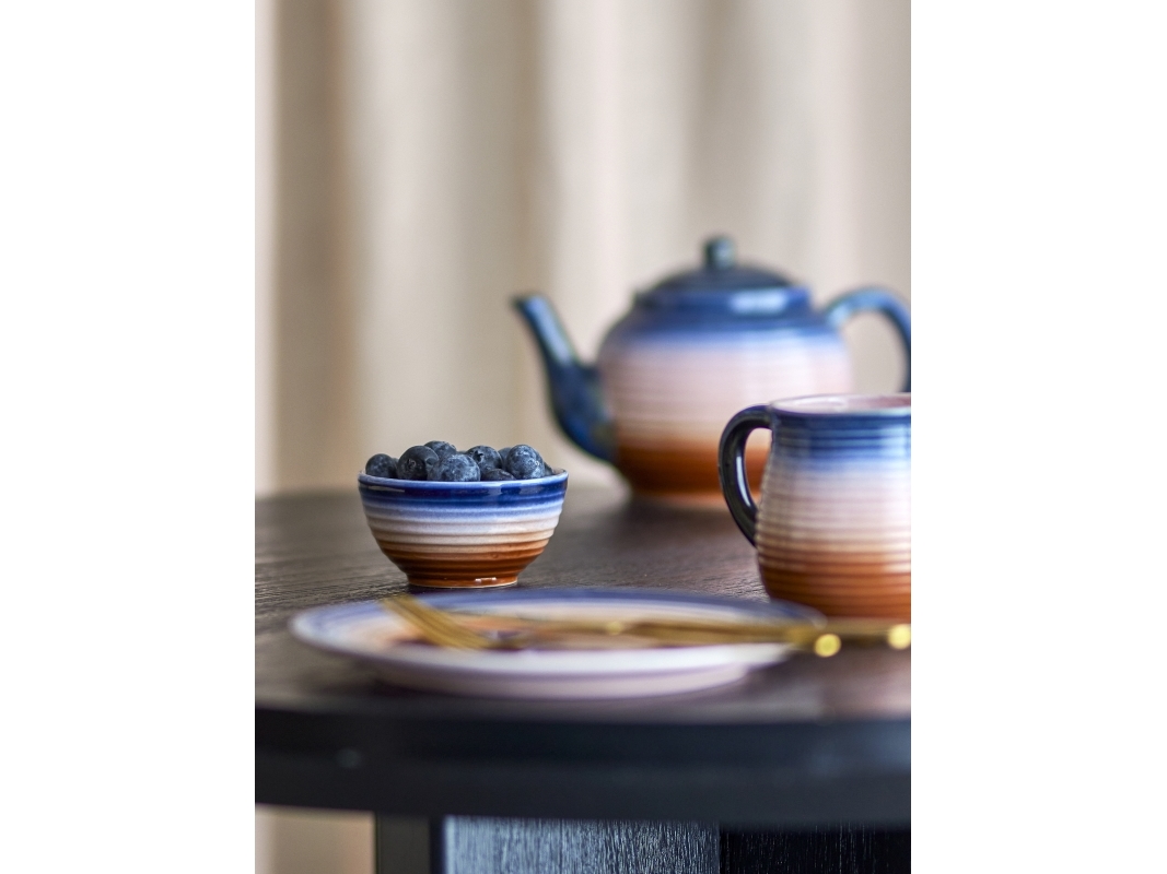 Bloomingville - Tatum Skål, Multifarvet, Stentøj, D9xH5 cm, Set of 4