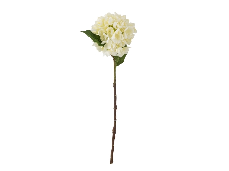 Bloomingville Hydrangea Stilk, Hvid, Kunstige Blomster