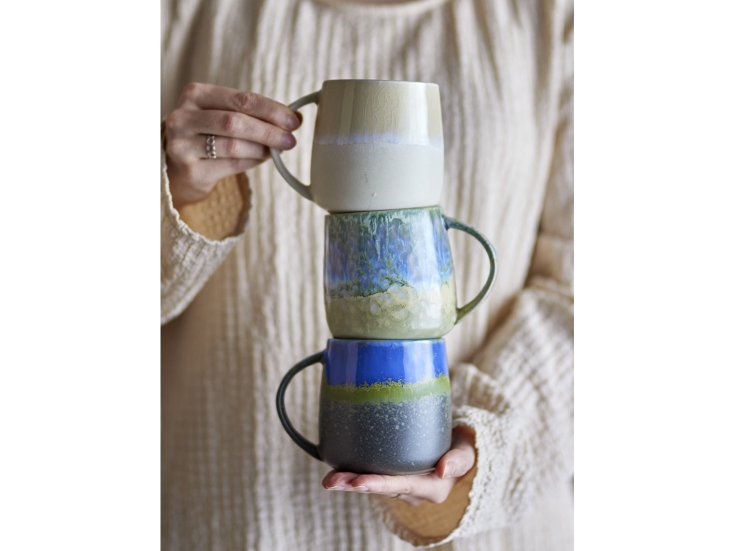 Creative Collection Cloe Krus, Blå, Stentøj