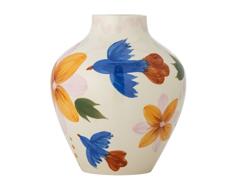 Bloomingville Maricala Vase, Bunt, Steingut