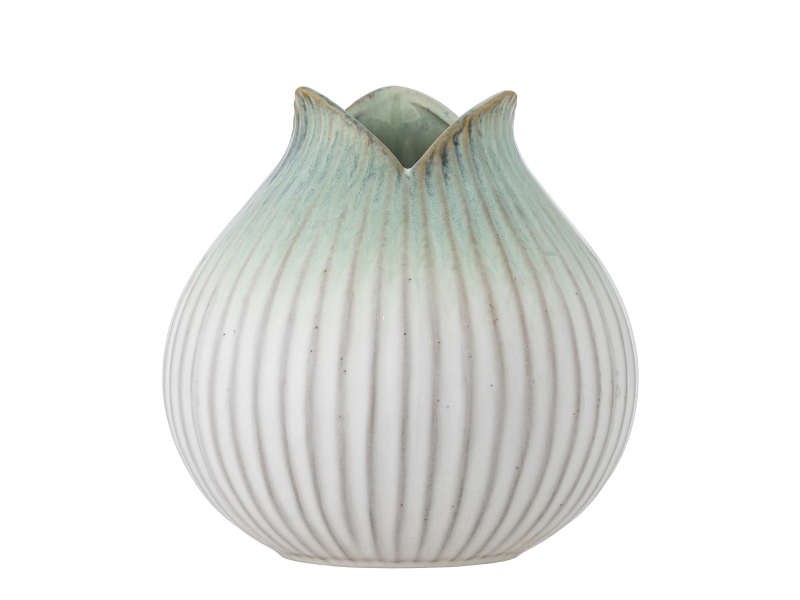Creative Collection Skylar Vase, Grøn, Stentøj