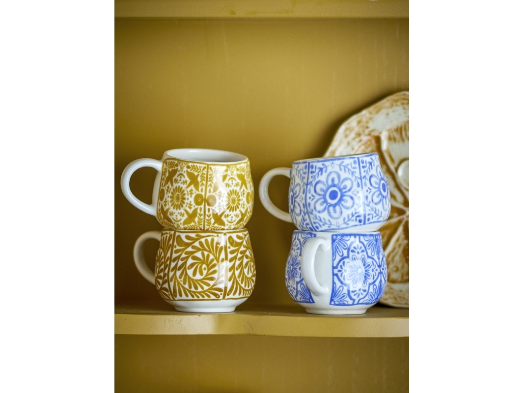 Bloomingville CREATIVE COLLECTION Milton espressokopp, flerfärgad, stengods